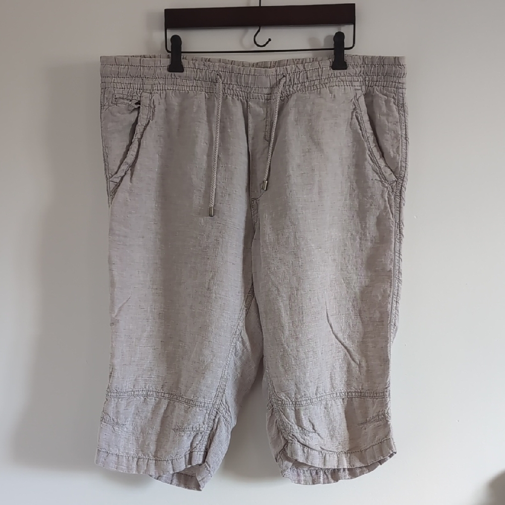 Point Zero Men's Light Tan Flat Front Shorts